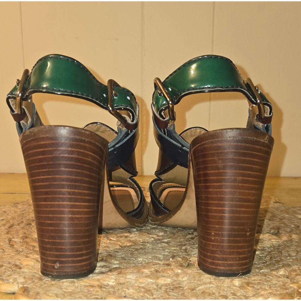 Prada Patent Leather Slingback Sandals Size EU 36 1/2 - US Size 6 - Picture 7 of 16